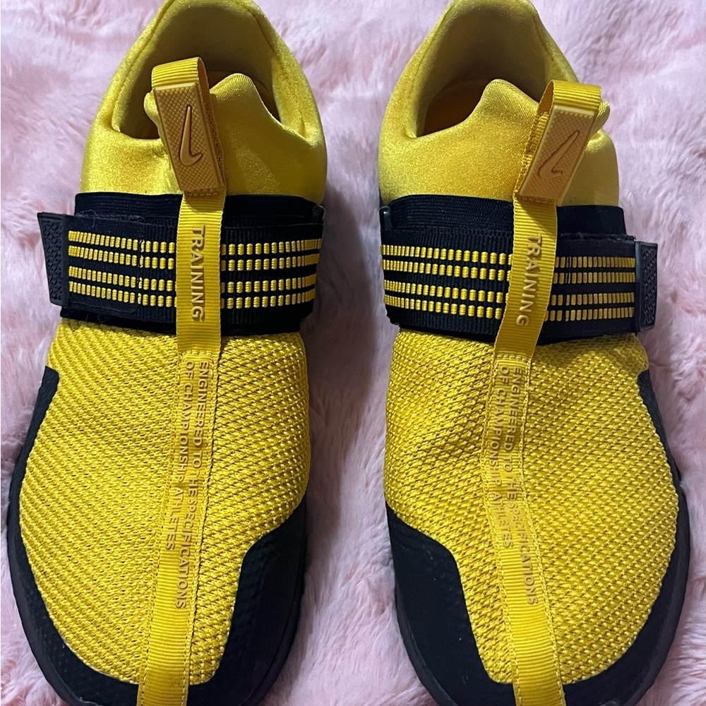 Nike Yellow and Black Training Sneakers